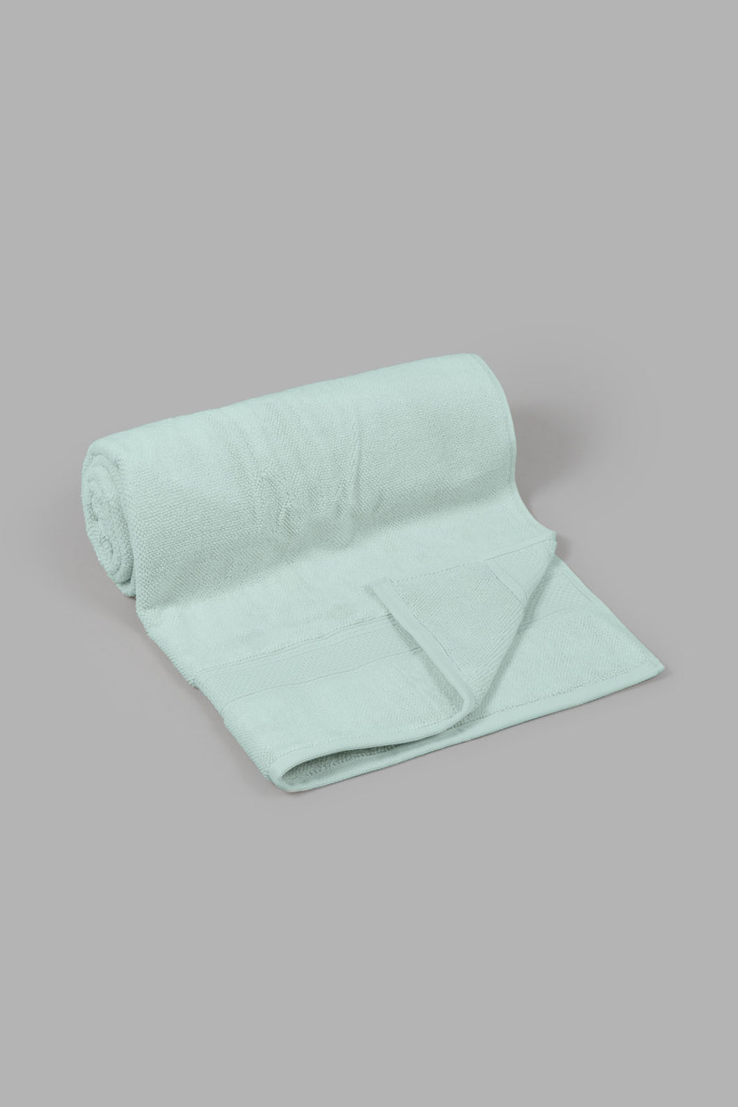 Redtag-Mint-Textured-Cotton-Bath-Towel-Bath-Towels-Home-Bathroom-