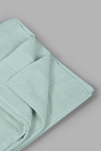 تنزيل الصورة على معرض الصور، Redtag-Mint-Textured-Cotton-Bath-Towel-Bath-Towels-Home-Bathroom-
