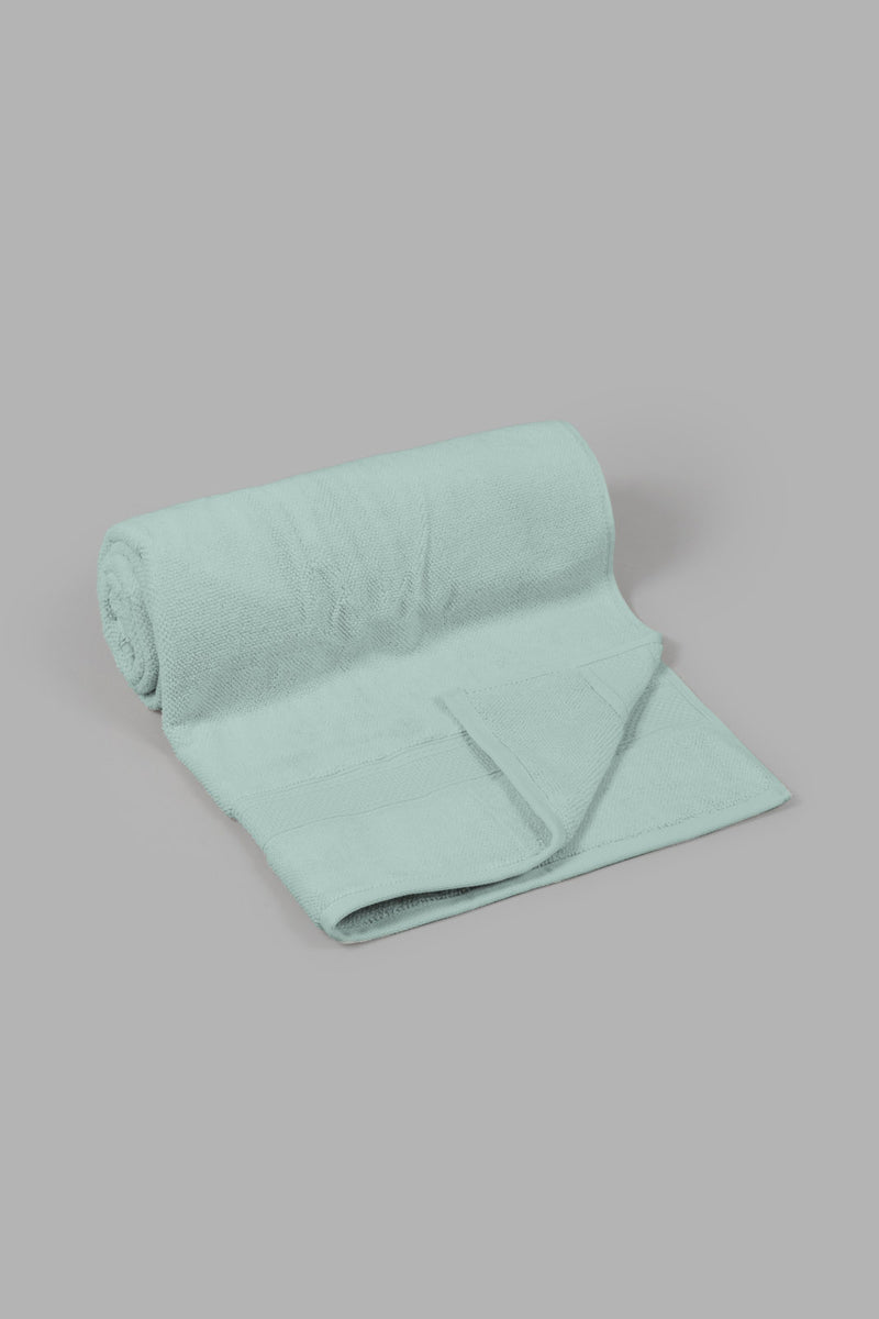 Redtag-Mint-Textured-Cotton-Bath-Sheet-Bath-Towels-Home-Bathroom-