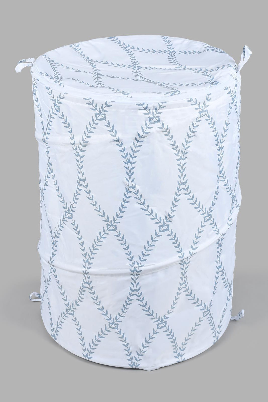 Redtag-Light-Grey-Round-Laundry-Hamper-Laundry-Hampers-Home-Bathroom-