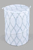 Redtag-Light-Grey-Round-Laundry-Hamper-Laundry-Hampers-Home-Bathroom-