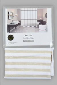 Redtag-Beige-Shower-Curtain-Shower-Curtains-Home-Bathroom-