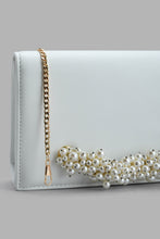 تنزيل الصورة على معرض الصور، Redtag-White-Pearl-Embellished-Clutch-Bag-Clutches-Women-
