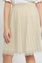 Load image into Gallery viewer, Redtag-Gold-Mettalic-Tulle-Skirt-Skirts-Senior-Girls-9 to 14 Years
