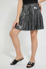 Redtag-Black/Silver-Sequins-Skater-Skirt-Skirts-Senior-Girls-9 to 14 Years