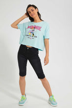 تنزيل الصورة على معرض الصور، Redtag-White-Power-Puff-Embellished-Crop-Tee-Embellished-Women&#39;s-
