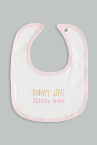 Redtag-Pink-Bunny-Love-5-Pieces-Gift-Set-Gift-Sets-Baby-0 to 12 Months