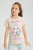 Redtag-Peach/Mint-Printed-S/Sleeve-Pyjama-Set-Colour:Mint,-Filter:Girls-(2-to-8-Yrs),-Girls-Pyjama-Sets,-New-In,-New-In-GIR,-Non-Sale,-S22C,-Section:Kidswear-Girls-2 to 8 Years