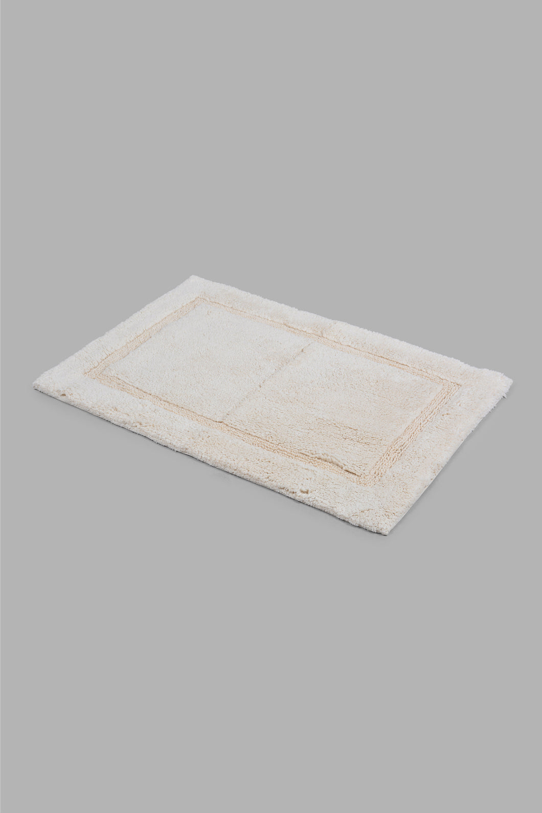 Redtag-Beige-Tufted-Bath-Mat-Bathmat-Singles-Home-Bathroom-