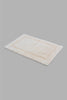 Redtag-Beige-Tufted-Bath-Mat-Bathmat-Singles-Home-Bathroom-