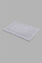 Load image into Gallery viewer, Redtag-Grey-Tufted-Bath-Mat-Bathmat-Singles-Home-Bathroom-
