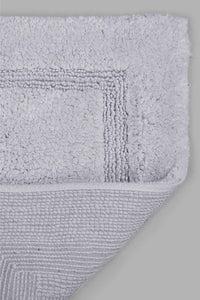 Redtag-Grey-Tufted-Bath-Mat-Bathmat-Singles-Home-Bathroom-