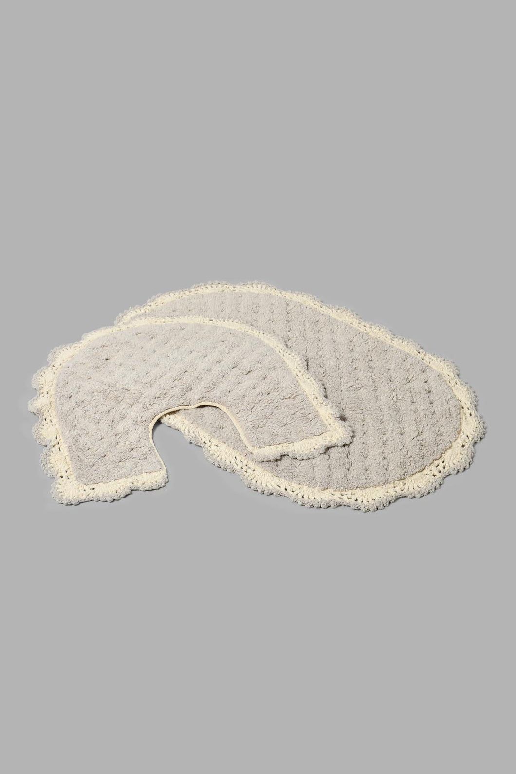 Redtag-Beige-Bath-Mat-Set-(2-Piece)-Bathmats-Home-Bathroom-