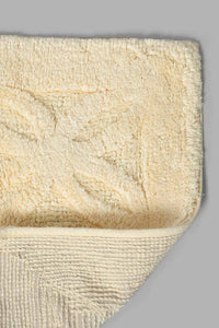 Redtag-Cream-Bath-Mat-Set-(2-Piece)-Bathmats-Home-Bathroom-