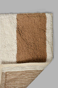 Redtag-Beige-Bath-Mat-Set-(2-Piece)-Bathmats-Home-Bathroom-