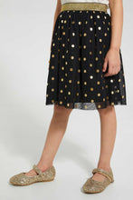 Load image into Gallery viewer, Redtag-Black-Printed-Skirt-Skirts-Girls-2 to 8 Years
