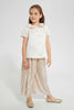 Redtag-Gold-Peter-Pan-Collar-Blouse-Blouses-Girls-2 to 8 Years