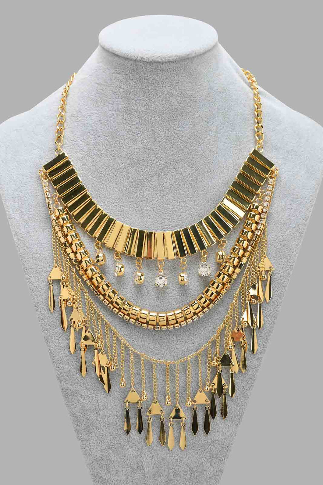 Redtag-Gold-Embellished-Necklace-Necklaces-Women-