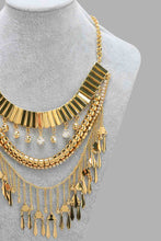 تنزيل الصورة على معرض الصور، Redtag-Gold-Embellished-Necklace-Necklaces-Women-
