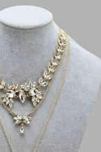 تنزيل الصورة على معرض الصور، Redtag-Gold-Rhinestone-Embellished-Necklace-Necklaces-Women-
