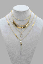 تنزيل الصورة على معرض الصور، Redtag-Gold-Rhinestone-Embellished-Necklace-Necklaces-Women-
