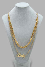 تنزيل الصورة على معرض الصور، Redtag-Gold-With-Rhinestone-Embellished--Necklace-Necklaces-Women-
