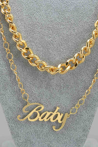 Redtag-Gold-With-Rhinestone-Embellished--Necklace-Necklaces-Women-