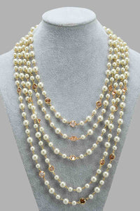 Redtag-Gold-With-Pearl-Embellished-Necklace-Necklaces-Women-