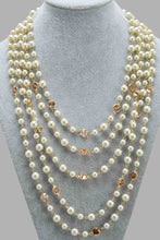 تنزيل الصورة على معرض الصور، Redtag-Gold-With-Pearl-Embellished-Necklace-Necklaces-Women-
