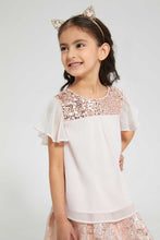 Load image into Gallery viewer, Redtag-Pink-Embelished-Blouse-Blouses-Girls-2 to 8 Years
