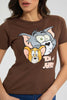 Redtag-Brown-Tom-&-Jerry-Print-T-Shirt-Character-Women's-