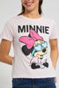 Redtag-Pink-Minnie-Mouse-Print-T-Shirt-Character-Women's-