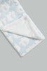 Redtag-Blue-Elephant-Sherpa-Blanket-Baby-Blankets-Baby-0 to 12 Months