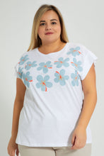 تنزيل الصورة على معرض الصور، Redtag-White-With-Placement-Print-Top-Colour:White,-Filter:Plus-Size,-LDP-T-Shirts,-New-In,-New-In-LDP,-Non-Sale,-S22B,-Section:Women-Women&#39;s-
