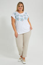 تنزيل الصورة على معرض الصور، Redtag-White-With-Placement-Print-Top-Colour:White,-Filter:Plus-Size,-LDP-T-Shirts,-New-In,-New-In-LDP,-Non-Sale,-S22B,-Section:Women-Women&#39;s-

