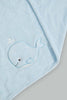 Redtag-Blue-Whale-Fluffy-Blanket-Baby-Blankets-Baby-0 to 12 Months