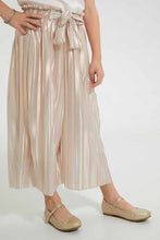 Load image into Gallery viewer, Redtag-Rose-Gold-Pleated-Trouser-Trousers-Girls-2 to 8 Years
