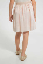 Load image into Gallery viewer, Redtag-Rose-Gold-Lurex-Skirt-Skirts-Girls-2 to 8 Years
