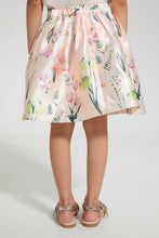 Load image into Gallery viewer, Redtag-Pink-All-Over-Printed-Skirt-Dresses-Girls-2 to 8 Years
