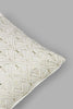 Redtag-Ivory-Leaf-Embriodery-Cushion-0,-Colour:Ivory,-Filter:Home-Bedroom,-HMW-BED-Cushions,-New-In,-New-In-HMW-BED,-Non-Sale,-S22B,-Section:Homewares-Home-Bedroom-