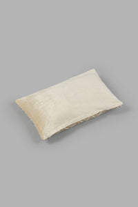 Redtag-Beige-Pearl-Premium-Cushion-0,-Colour:Beige,-Filter:Home-Bedroom,-HMW-BED-Cushions,-New-In,-New-In-HMW-BED,-Non-Sale,-S22B,-Section:Homewares-Home-Bedroom-