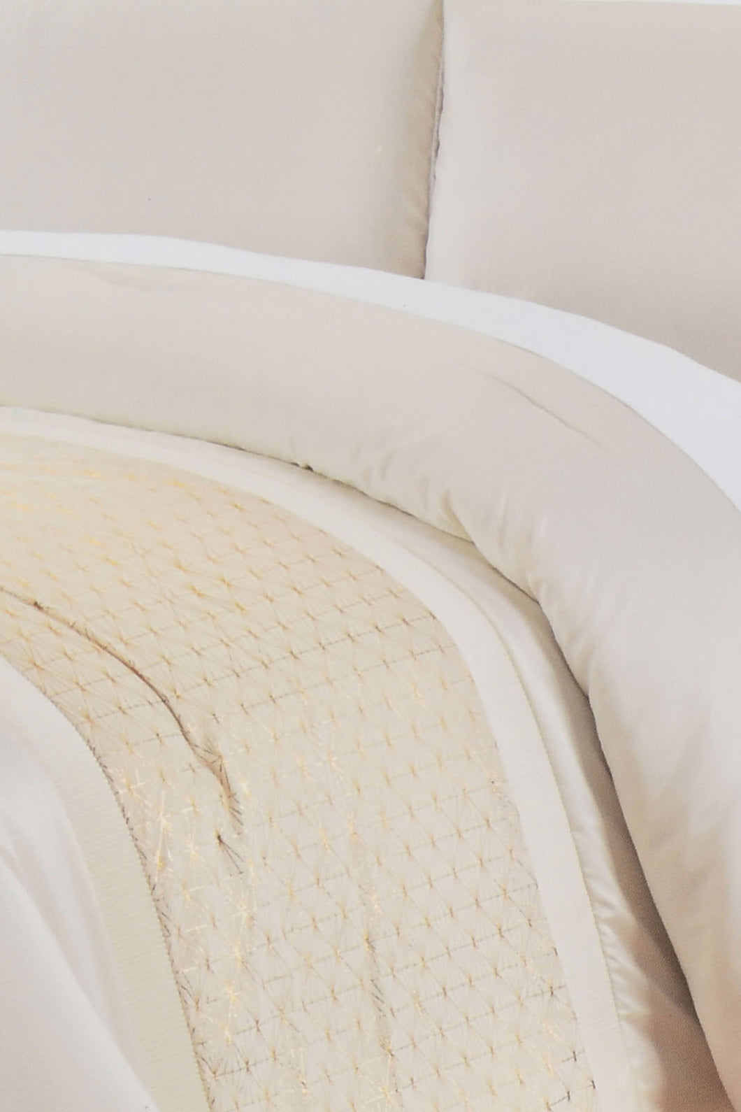Redtag-Beige-4-Piece-Comforter-Set-(Double-Size)-Comforters-Home-Bedroom-