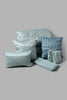 Redtag-Teal-Jacquard
-7-Piece-Comforter-Set
-(King-Size)-Comforters-Home-Bedroom-