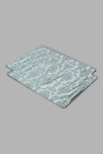 تنزيل الصورة على معرض الصور، Redtag-Teal-Jacquard
-7-Piece-Comforter-Set
-(King-Size)-Comforters-Home-Bedroom-
