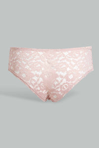 Redtag-Blush-Lace-Plain-Boyleg-Brief-Briefs-Boyleg-Women's-