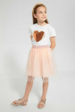 Load image into Gallery viewer, Redtag-Pink-Printed-Skirt-Set-Sets-Girls-2 to 8 Years
