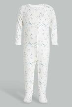 Load image into Gallery viewer, Redtag-Lilac-Printed-Sleepsuit-Sleepsuits-Baby-0 to 12 Months
