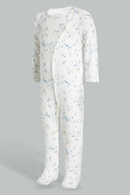 Load image into Gallery viewer, Redtag-Lilac-Printed-Sleepsuit-Sleepsuits-Baby-0 to 12 Months
