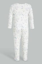 Load image into Gallery viewer, Redtag-Lilac-Printed-Sleepsuit-Sleepsuits-Baby-0 to 12 Months
