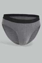 Load image into Gallery viewer, Grey Melange 2 Pack Brief
